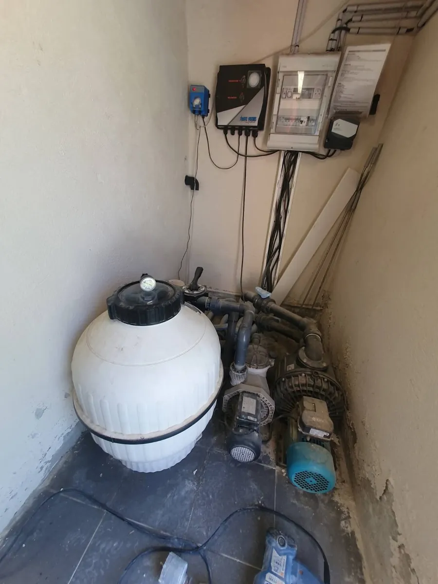 Filtration et équipements existants du local technique